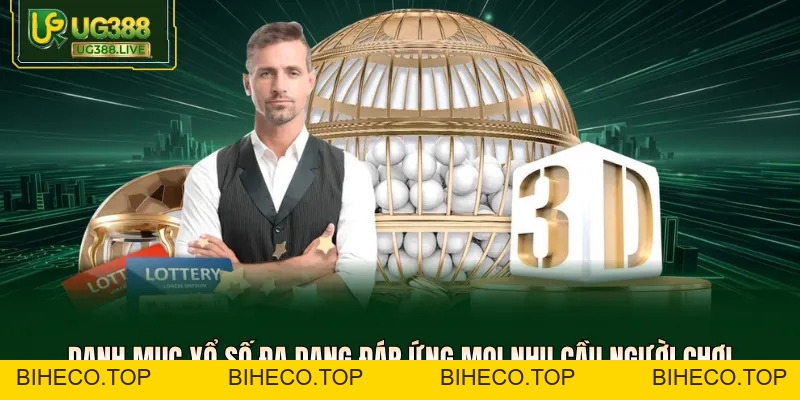 Xổ Số UG388 - Sân Chơi Lô Đề Với Tỷ Lệ Ăn Thưởng 1 Đổi 99 - biheco